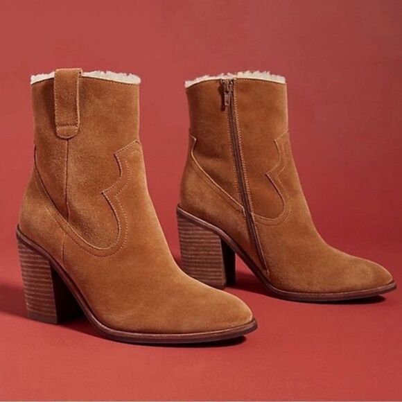 Jeffrey Campbell Guinn Faux Shearling Lined Bootie - Picture 1 of 3